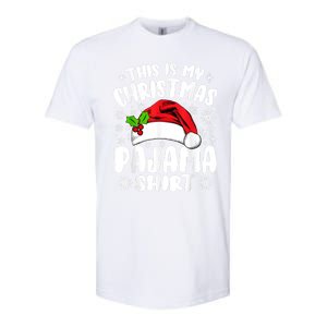 This Is My Christmas Pajama Funny Christmas Outfits Softstyle CVC T-Shirt