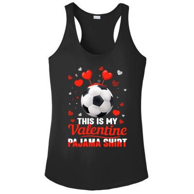 This Is My Valentine Pajama Gift Headband Soccer Players Gift Ladies PosiCharge Competitor Racerback Tank