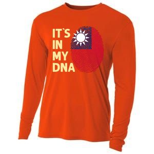 Taiwan In My Dna Taiwanese Flag Team Taiwan Gift Cooling Performance Long Sleeve Crew