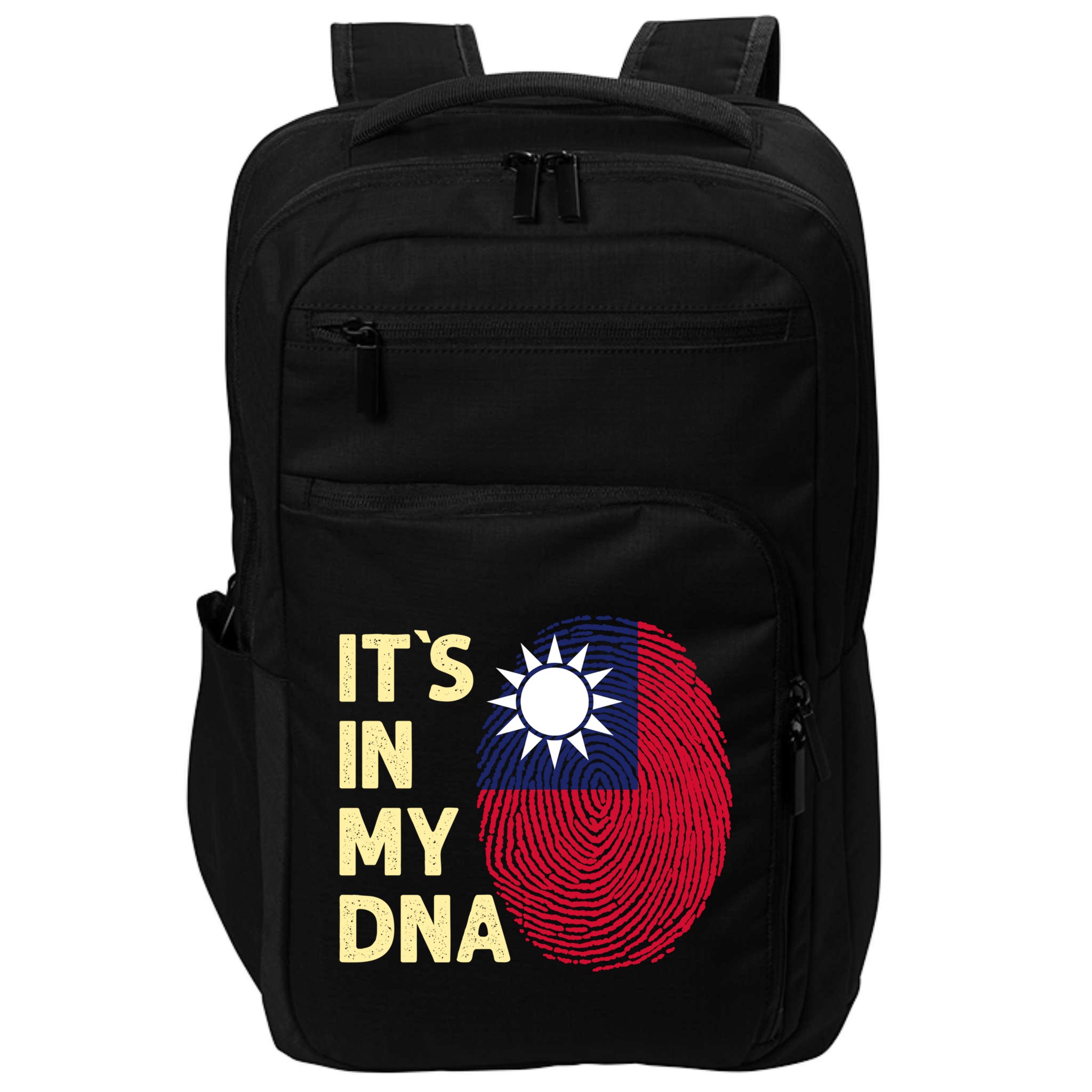 Taiwan In My Dna Taiwanese Flag Team Taiwan Gift Impact Tech Backpack