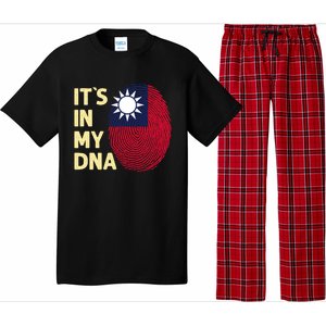 Taiwan In My Dna Taiwanese Flag Team Taiwan Gift Pajama Set