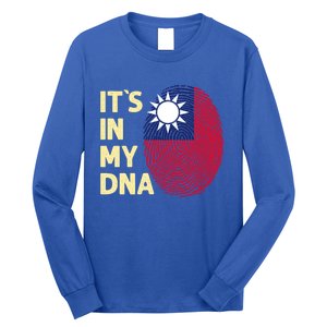 Taiwan In My Dna Taiwanese Flag Team Taiwan Gift Long Sleeve Shirt