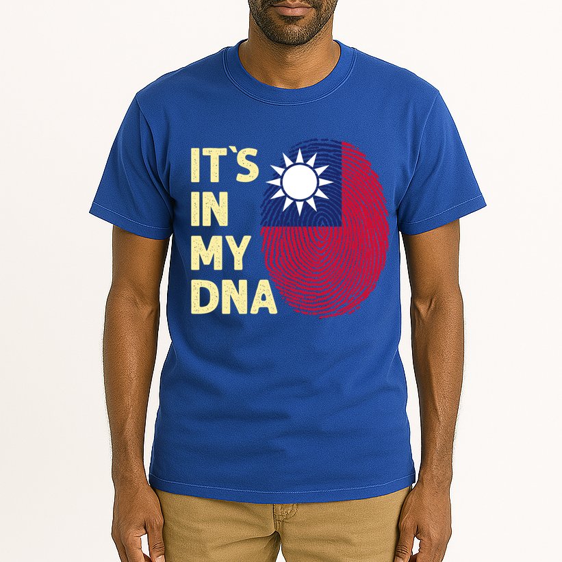 Taiwan In My Dna Taiwanese Flag Team Taiwan Gift Tall T-Shirt