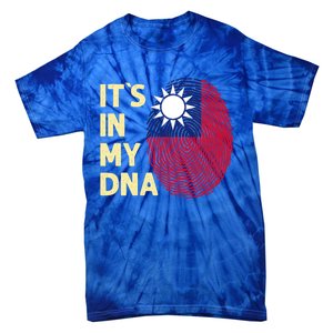 Taiwan In My Dna Taiwanese Flag Team Taiwan Gift Tie-Dye T-Shirt