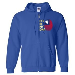 Taiwan In My Dna Taiwanese Flag Team Taiwan Gift Full Zip Hoodie