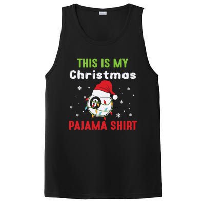 This Is My Christmas Pajama Tee Funny Billiard 8 Ball Xmas Gift PosiCharge Competitor Tank