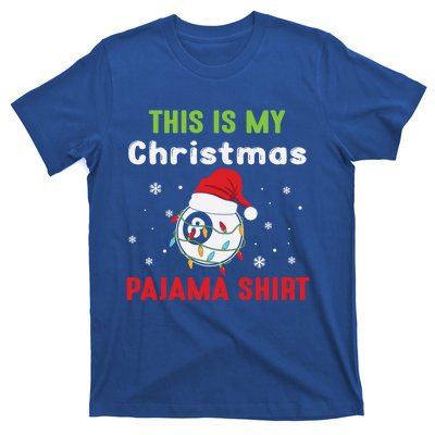 This Is My Christmas Pajama Tee Funny Billiard 8 Ball Xmas Gift T-Shirt