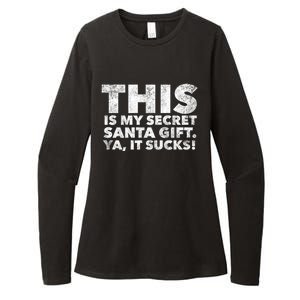 This Is My Secret Santa Gift Sucks Funny Christmas Quote Gift Womens CVC Long Sleeve Shirt