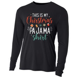 This Is My Christmas Pajama Humorous Family Costume Cooling Performance Long Sleeve Crew