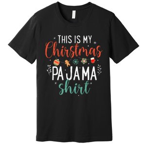 This Is My Christmas Pajama Humorous Family Costume Premium T-Shirt