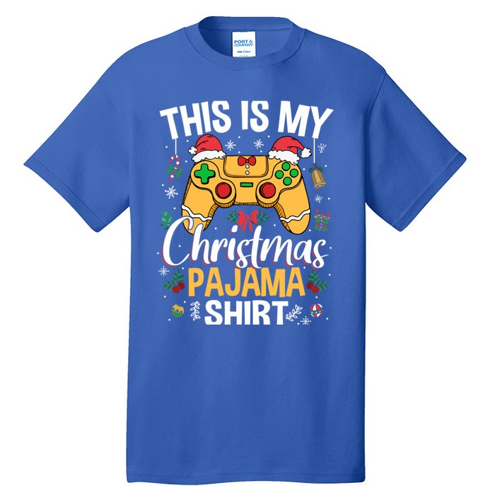 This Is My Christmas Pajama Video Game Gamer Ns Gift Tall T-Shirt