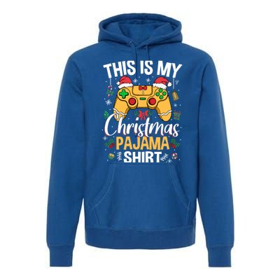 This Is My Christmas Pajama Video Game Gamer Ns Gift Premium Hoodie