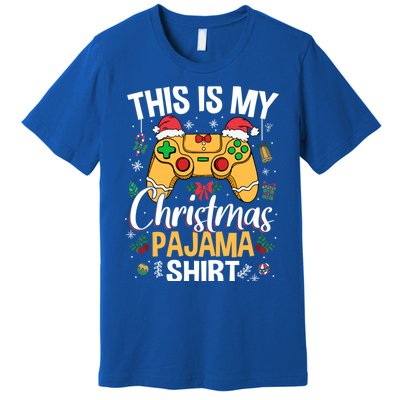 This Is My Christmas Pajama Video Game Gamer Ns Gift Premium T-Shirt