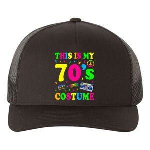 This Is My 70s Costume Funny Groovy Peace Halloween Yupoong Adult 5-Panel Trucker Hat