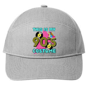 This Is My 90s Costume 1990s Theme Party Vinyl Nineties 7-Panel Snapback Hat