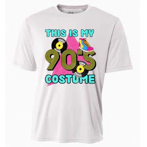 This Is My 90s Costume 1990s Theme Party Vinyl Nineties Cooling Performance Crew T-Shirt