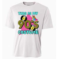 This Is My 90s Costume 1990s Theme Party Vinyl Nineties Cooling Performance Crew T-Shirt