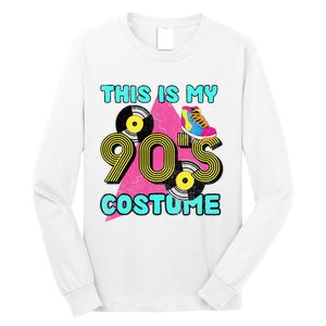 This Is My 90s Costume 1990s Theme Party Vinyl Nineties Long Sleeve Shirt