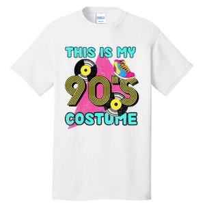 This Is My 90s Costume 1990s Theme Party Vinyl Nineties Tall T-Shirt