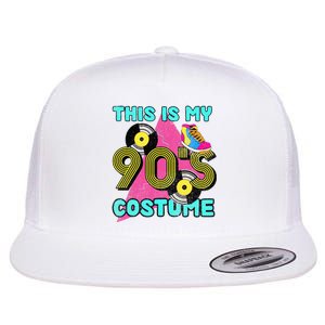 This Is My 90s Costume 1990s Theme Party Vinyl Nineties Flat Bill Trucker Hat