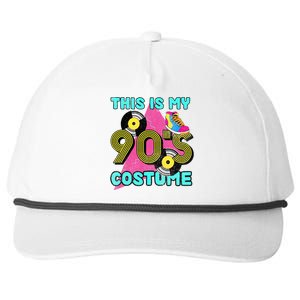 This Is My 90s Costume 1990s Theme Party Vinyl Nineties Snapback Five-Panel Rope Hat