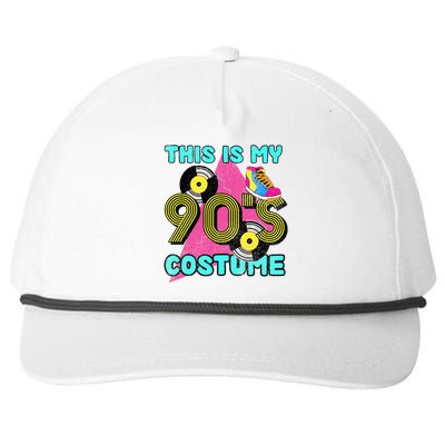 This Is My 90s Costume 1990s Theme Party Vinyl Nineties Snapback Five-Panel Rope Hat