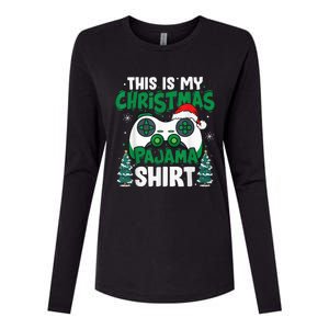 This Is My Christmas Pajama Video Game Gamer Boy Teens Womens Cotton Relaxed Long Sleeve T-Shirt