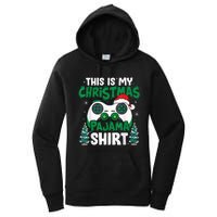 This Is My Christmas Pajama Video Game Gamer Boy Teens Women's Pullover Hoodie