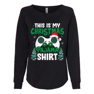 This Is My Christmas Pajama Video Game Gamer Boy Teens Womens California Wash Sweatshirt