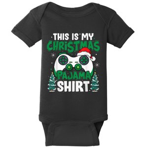 This Is My Christmas Pajama Video Game Gamer Boy Teens Baby Bodysuit