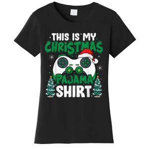 This Is My Christmas Pajama Video Game Gamer Boy Teens Women's T-Shirt