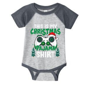 This Is My Christmas Pajama Video Game Gamer Boy Teens Infant Baby Jersey Bodysuit