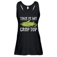 This Is My Crop Top Funny Farmer Farming Corn Lover Ladies Essential Flowy Tank