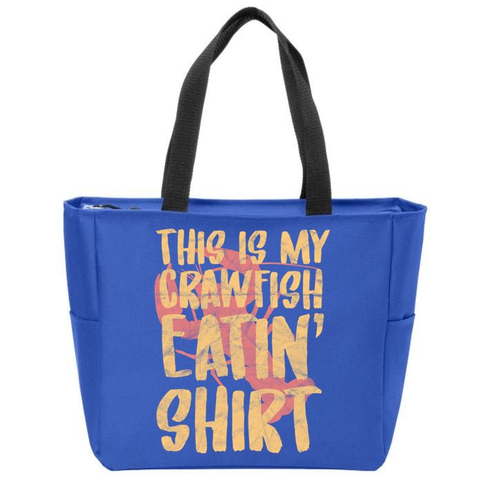 This Is My Crawfish Eatin Gift Boil Season Great Gift Zip Tote Bag