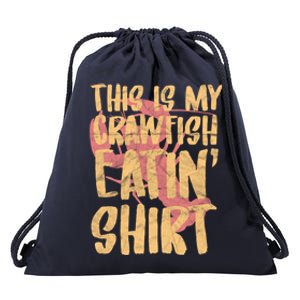 This Is My Crawfish Eatin Gift Boil Season Great Gift Drawstring Bag