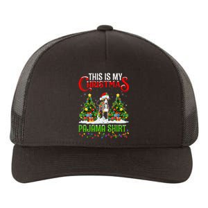 This Is My Christmas Pajama Italian Greyhound Dog Xmas Yupoong Adult 5-Panel Trucker Hat