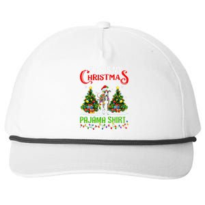 This Is My Christmas Pajama Italian Greyhound Dog Xmas Snapback Five-Panel Rope Hat