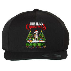 This Is My Christmas Pajama Italian Greyhound Dog Xmas Wool Snapback Cap