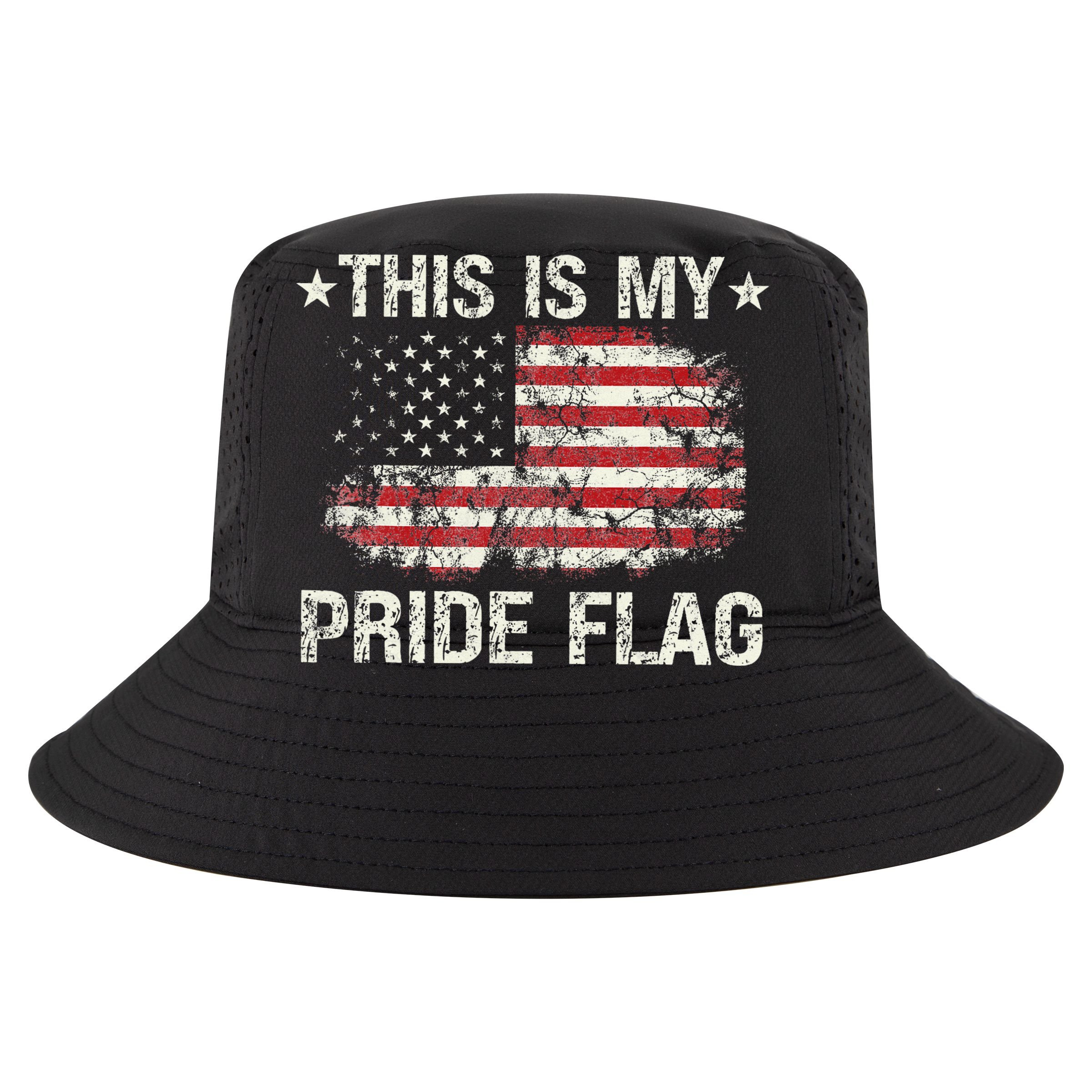 This Is My Pride Flag USA American 4th of July Patriotic Cooling Performance Crew T-Shirt
