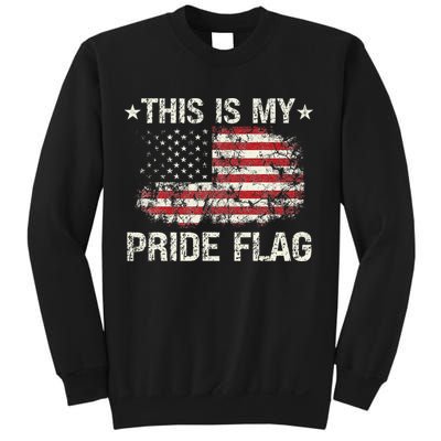 This Is My Pride Flag USA American 4th of July Patriotic Sweatshirt