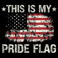This Is My Pride Flag USA American 4th of July Patriotic Impact Tech Backpack