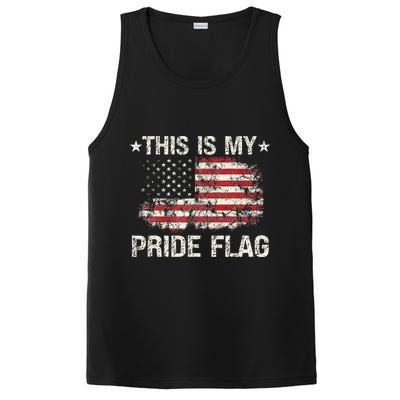This Is My Pride Flag USA American 4th of July Patriotic PosiCharge Competitor Tank