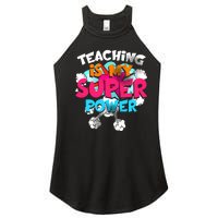 Teaching Is My Super Power Teacher League Lessons Women's Perfect Tri Rocker Tank