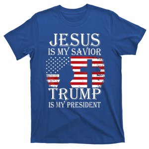 Trump Is My President American Flag Gift T-Shirt