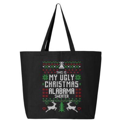 This Is My Ugly Christmas Alabama Sweater Funny Xmas Funny Gift 25L Jumbo Tote