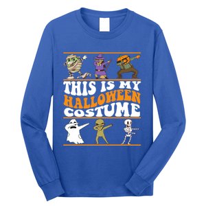 This Is My Halloween Costume Dabbing Halloween Gift Long Sleeve Shirt