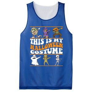 This Is My Halloween Costume Dabbing Halloween Gift Mesh Reversible Basketball Jersey Tank