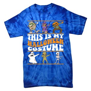 This Is My Halloween Costume Dabbing Halloween Gift Tie-Dye T-Shirt