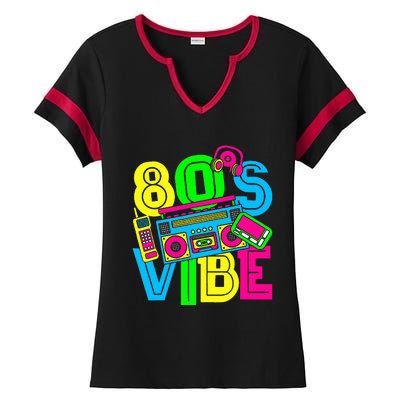 This Is My 80S Vibe 1980s Fashion 80s 90s Outfit Party Ladies Halftime Notch Neck Tee