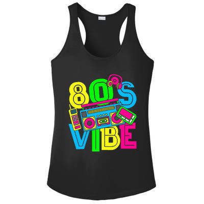 This Is My 80S Vibe 1980s Fashion 80s 90s Outfit Party Ladies PosiCharge Competitor Racerback Tank